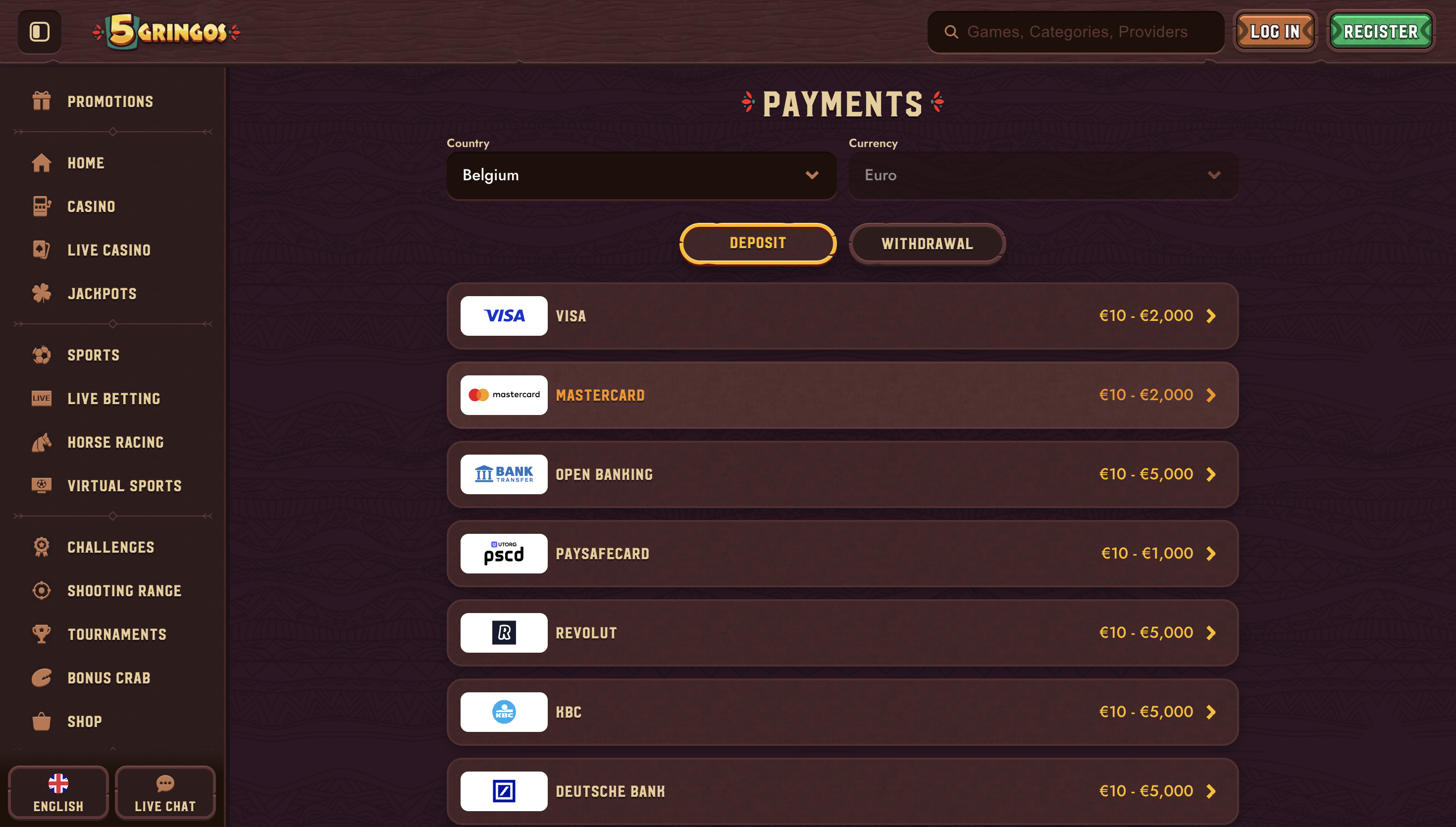 Paiements et Crypto 5Gringos